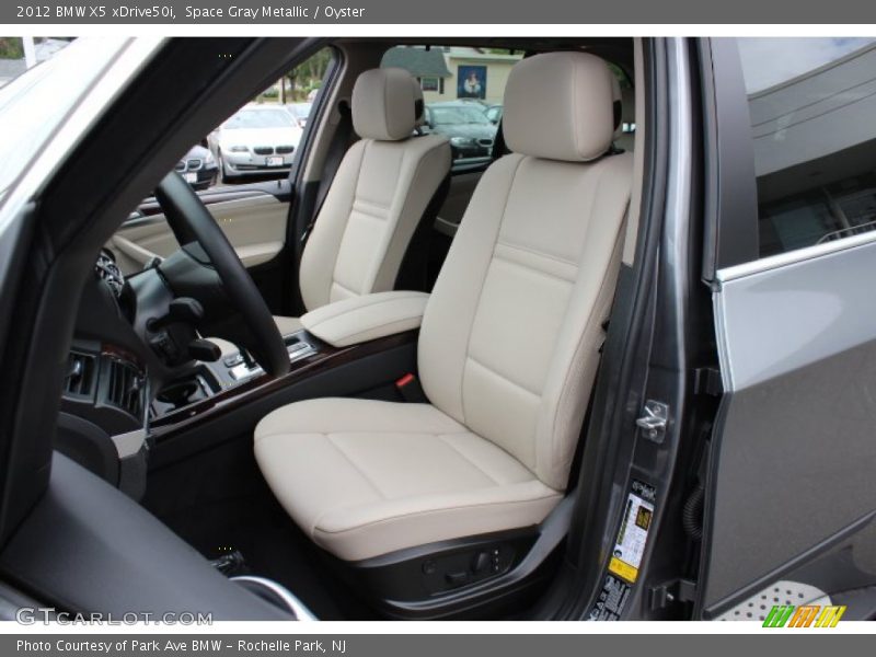 Space Gray Metallic / Oyster 2012 BMW X5 xDrive50i