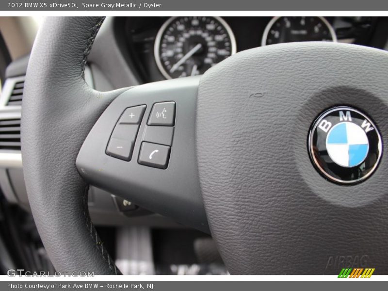 Space Gray Metallic / Oyster 2012 BMW X5 xDrive50i