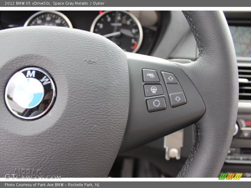 Space Gray Metallic / Oyster 2012 BMW X5 xDrive50i