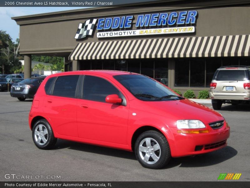Victory Red / Charcoal 2006 Chevrolet Aveo LS Hatchback
