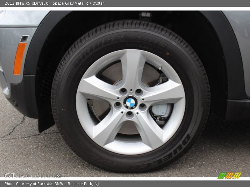 Space Gray Metallic / Oyster 2012 BMW X5 xDrive50i