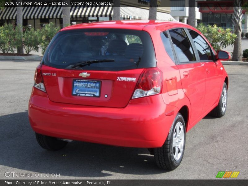 Victory Red / Charcoal 2006 Chevrolet Aveo LS Hatchback