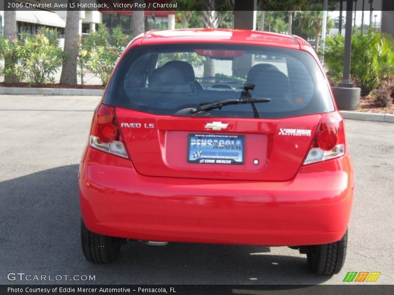 Victory Red / Charcoal 2006 Chevrolet Aveo LS Hatchback