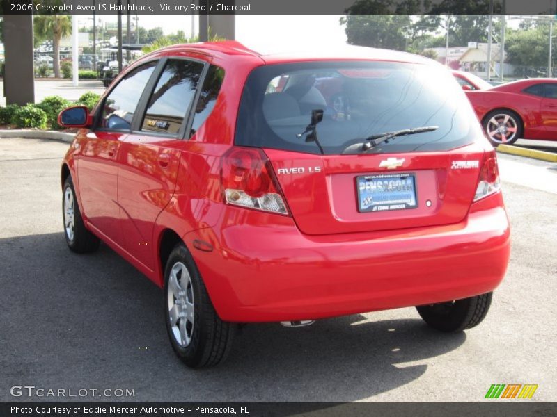 Victory Red / Charcoal 2006 Chevrolet Aveo LS Hatchback