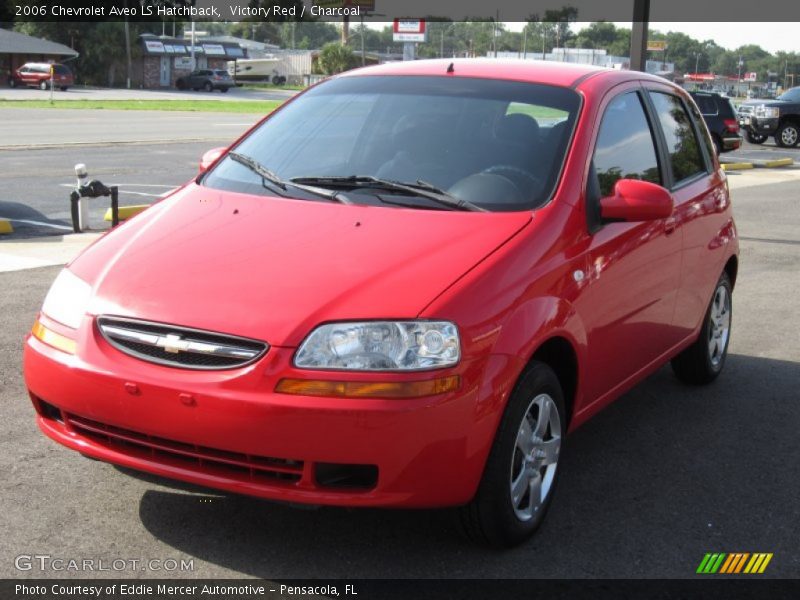Victory Red / Charcoal 2006 Chevrolet Aveo LS Hatchback