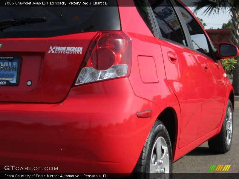Victory Red / Charcoal 2006 Chevrolet Aveo LS Hatchback
