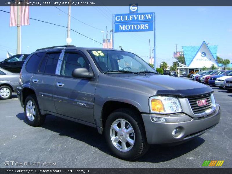 Steel Grey Metallic / Light Gray 2005 GMC Envoy SLE