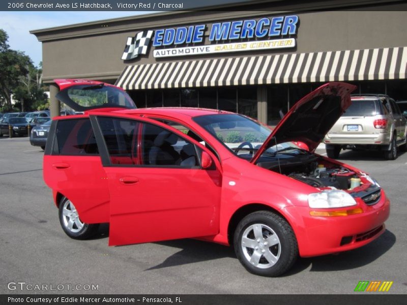 Victory Red / Charcoal 2006 Chevrolet Aveo LS Hatchback