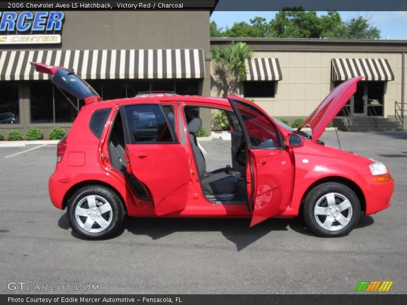 Victory Red / Charcoal 2006 Chevrolet Aveo LS Hatchback