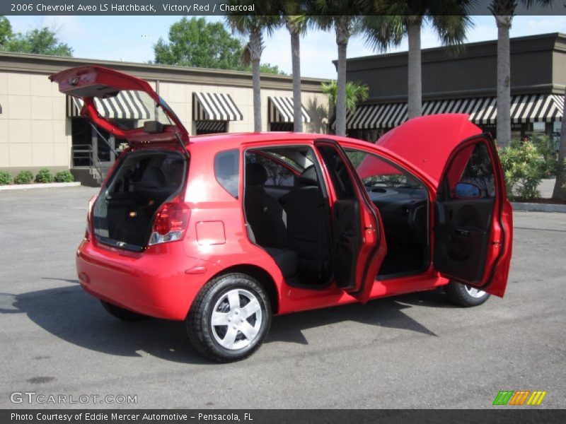 Victory Red / Charcoal 2006 Chevrolet Aveo LS Hatchback