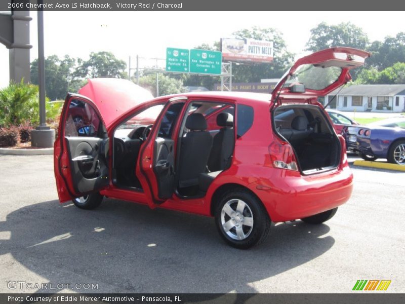 Victory Red / Charcoal 2006 Chevrolet Aveo LS Hatchback