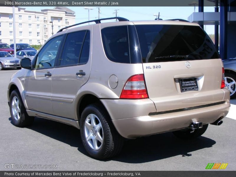 Desert Silver Metallic / Java 2001 Mercedes-Benz ML 320 4Matic