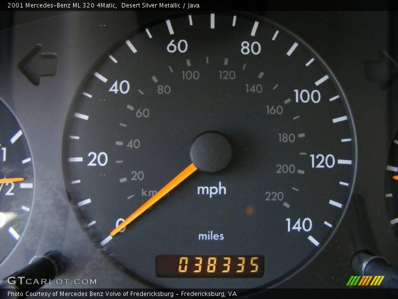 Desert Silver Metallic / Java 2001 Mercedes-Benz ML 320 4Matic