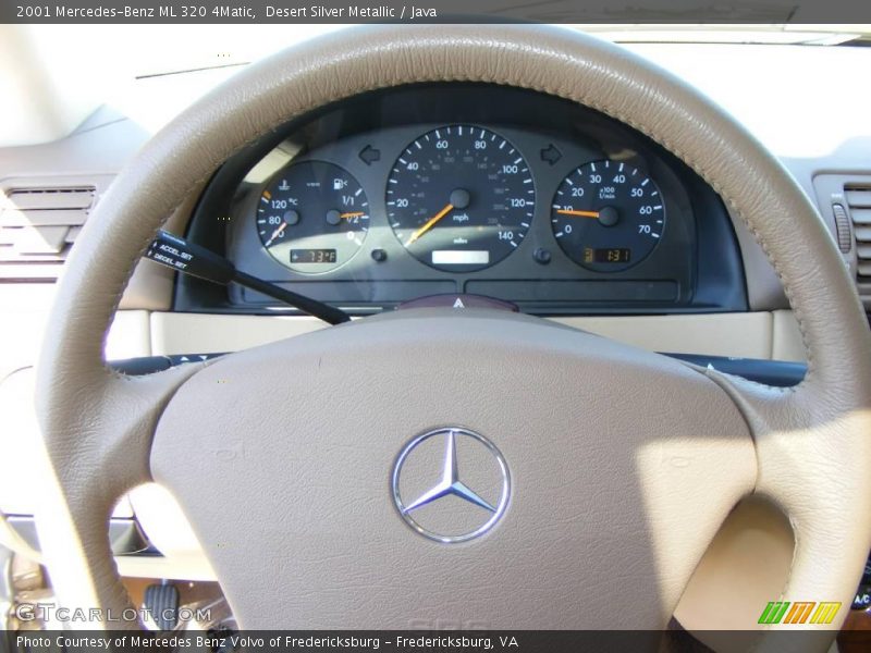 Desert Silver Metallic / Java 2001 Mercedes-Benz ML 320 4Matic