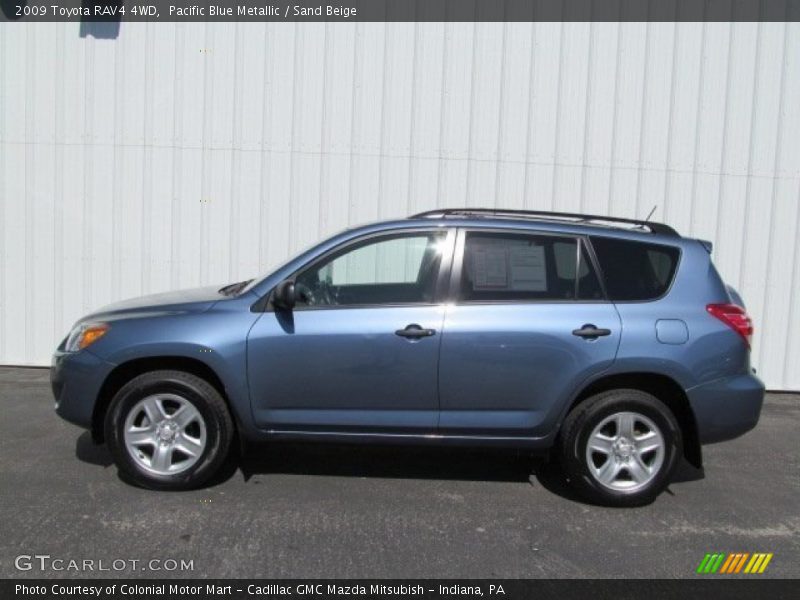 Pacific Blue Metallic / Sand Beige 2009 Toyota RAV4 4WD