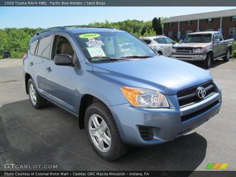 Pacific Blue Metallic / Sand Beige 2009 Toyota RAV4 4WD