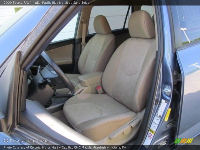 Pacific Blue Metallic / Sand Beige 2009 Toyota RAV4 4WD