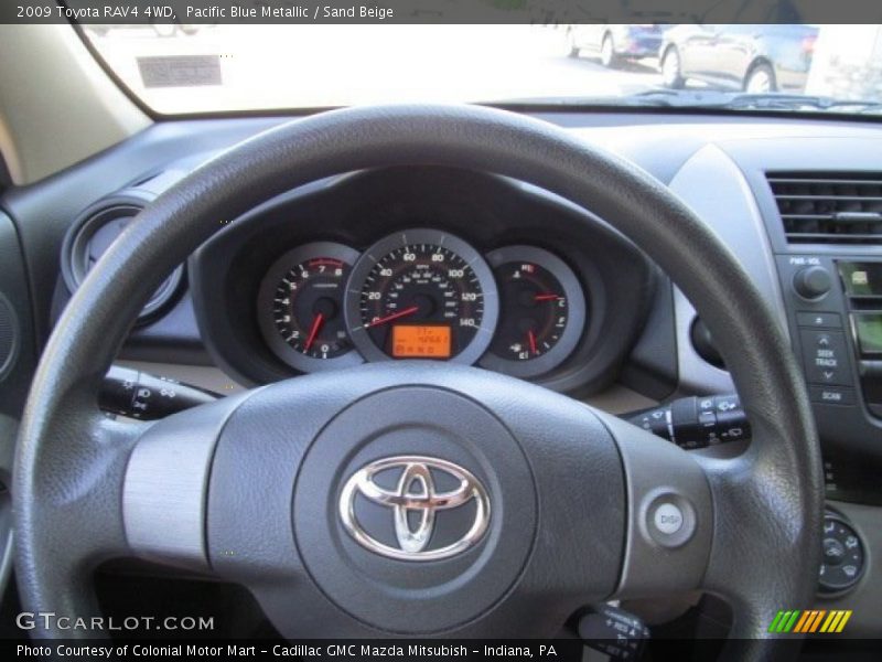 Pacific Blue Metallic / Sand Beige 2009 Toyota RAV4 4WD