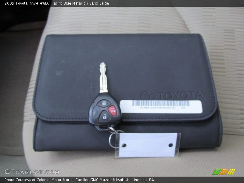 Pacific Blue Metallic / Sand Beige 2009 Toyota RAV4 4WD