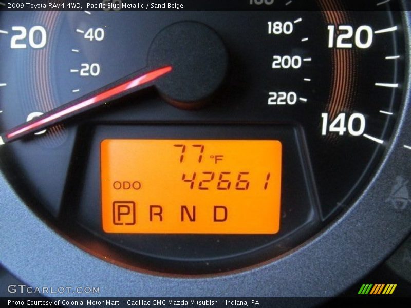 Pacific Blue Metallic / Sand Beige 2009 Toyota RAV4 4WD