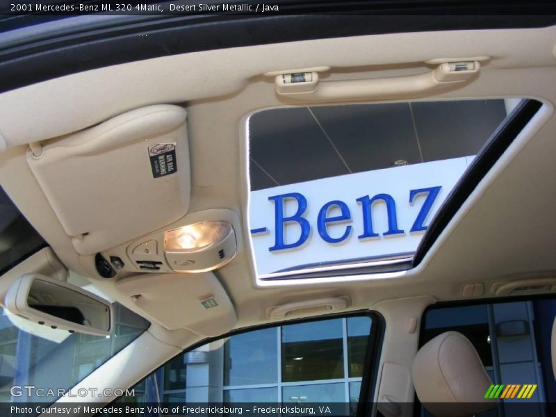 Desert Silver Metallic / Java 2001 Mercedes-Benz ML 320 4Matic