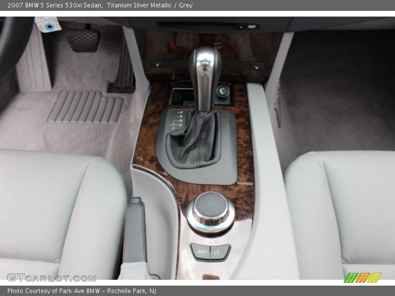 Titanium Silver Metallic / Grey 2007 BMW 5 Series 530xi Sedan