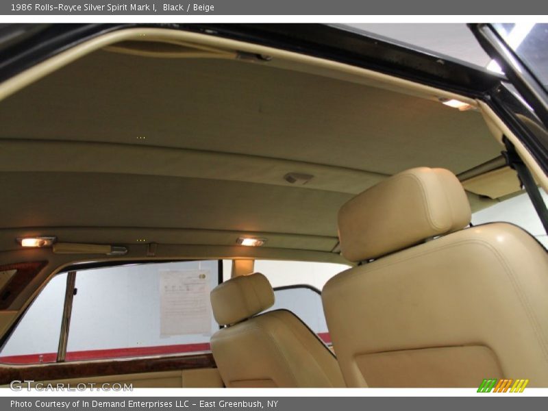 Black / Beige 1986 Rolls-Royce Silver Spirit Mark I