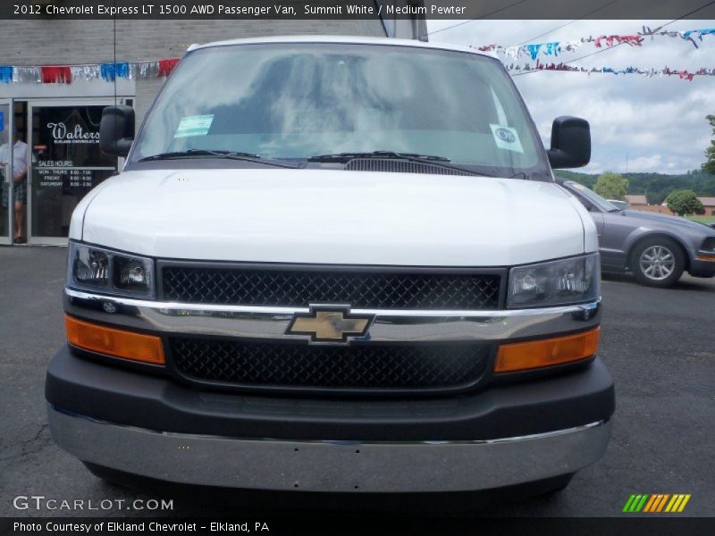 Summit White / Medium Pewter 2012 Chevrolet Express LT 1500 AWD Passenger Van