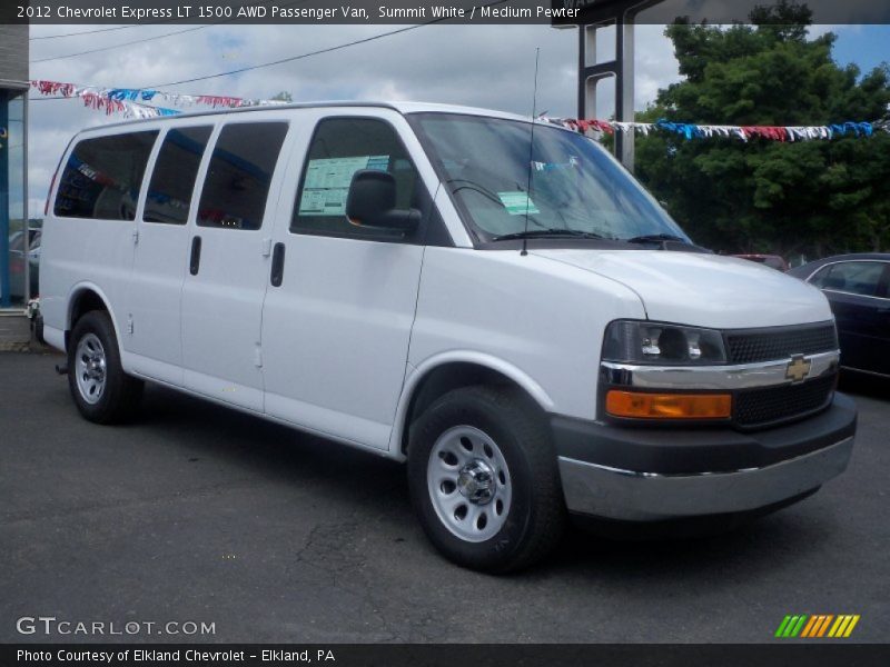 Front 3/4 View of 2012 Express LT 1500 AWD Passenger Van