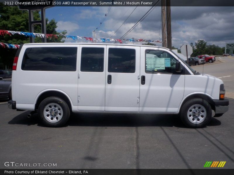  2012 Express LT 1500 AWD Passenger Van Summit White