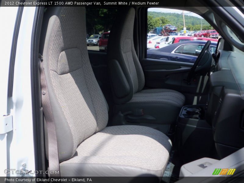  2012 Express LT 1500 AWD Passenger Van Medium Pewter Interior