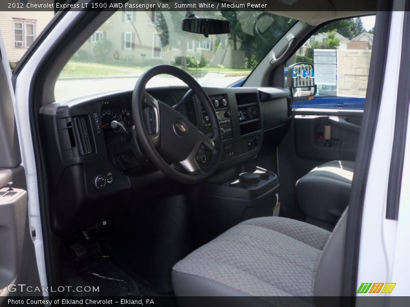  2012 Express LT 1500 AWD Passenger Van Medium Pewter Interior