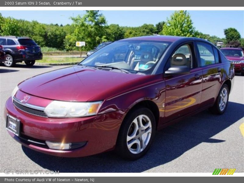 Cranberry / Tan 2003 Saturn ION 3 Sedan