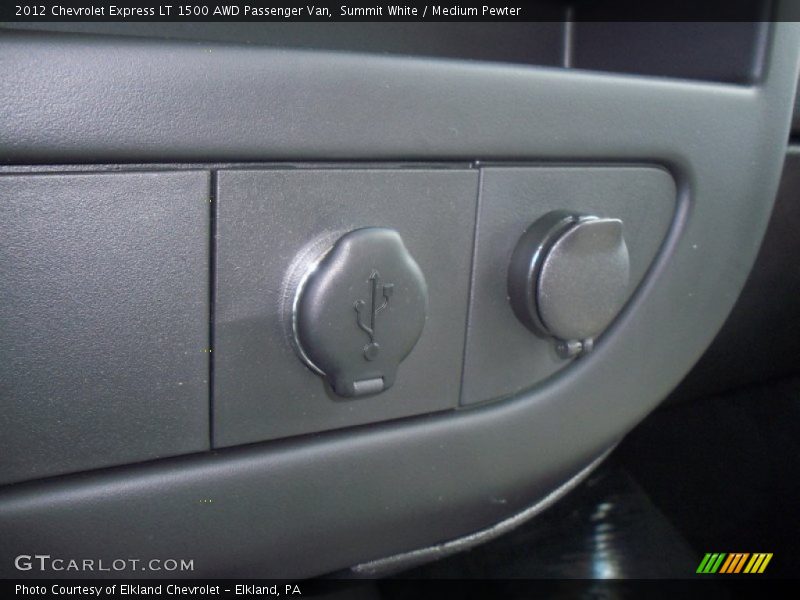 Summit White / Medium Pewter 2012 Chevrolet Express LT 1500 AWD Passenger Van