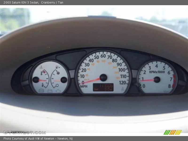  2003 ION 3 Sedan 3 Sedan Gauges