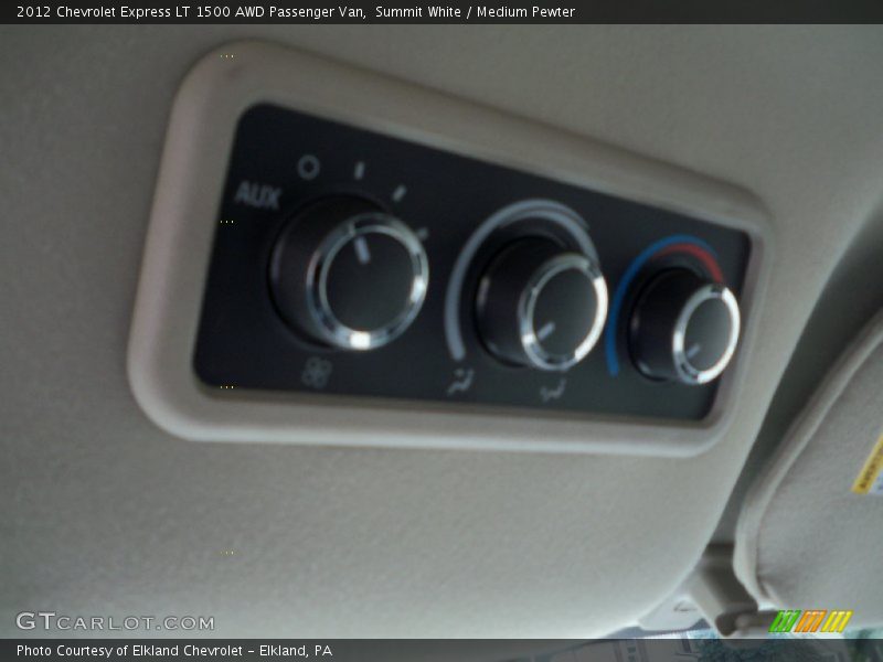 Summit White / Medium Pewter 2012 Chevrolet Express LT 1500 AWD Passenger Van