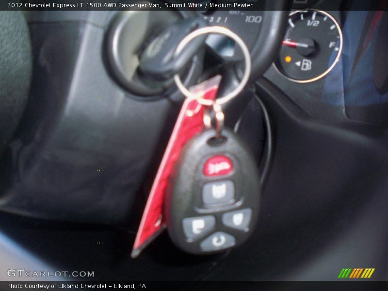 Summit White / Medium Pewter 2012 Chevrolet Express LT 1500 AWD Passenger Van