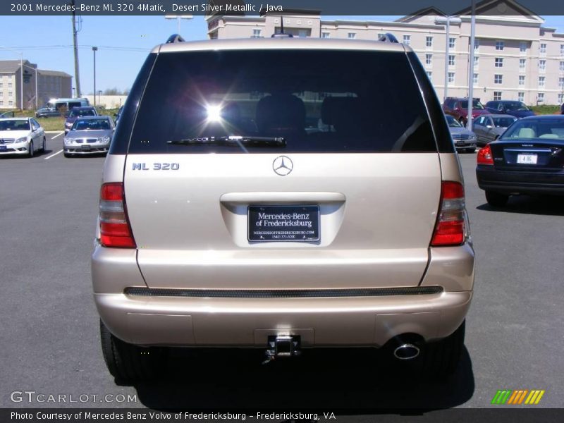 Desert Silver Metallic / Java 2001 Mercedes-Benz ML 320 4Matic