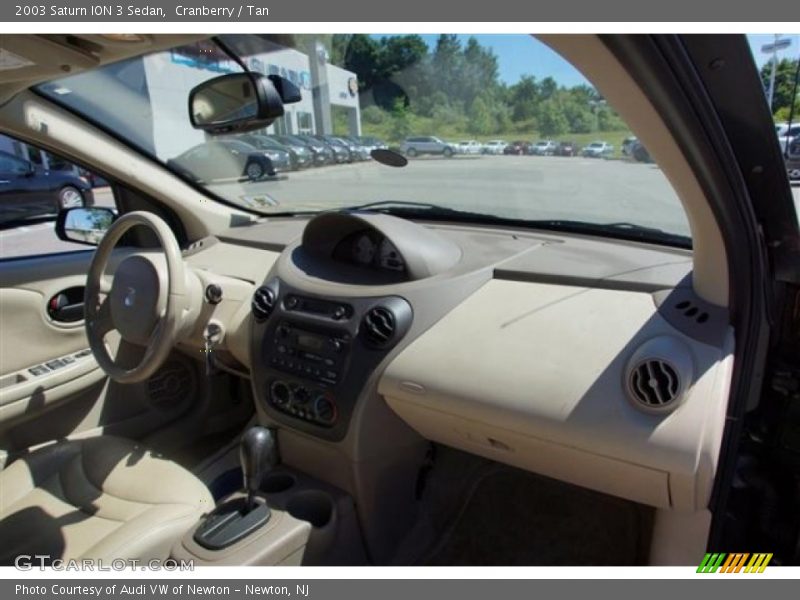 Cranberry / Tan 2003 Saturn ION 3 Sedan