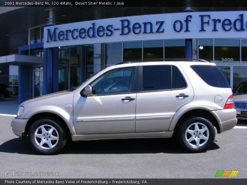 Desert Silver Metallic / Java 2001 Mercedes-Benz ML 320 4Matic