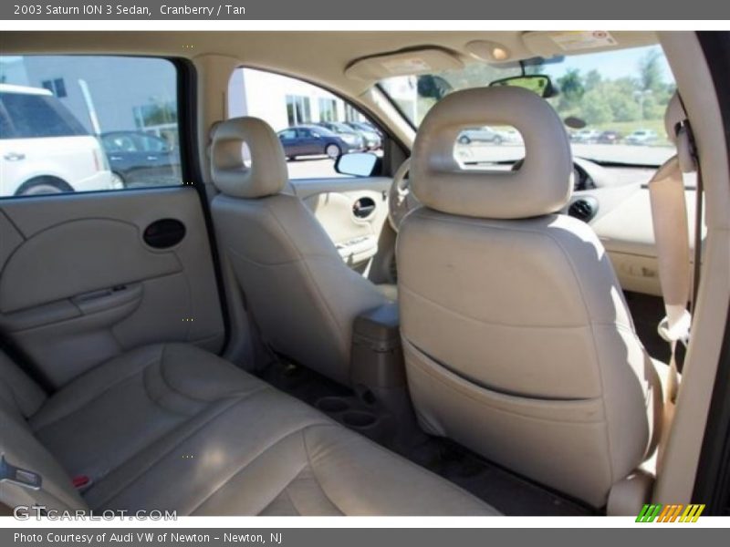 Cranberry / Tan 2003 Saturn ION 3 Sedan