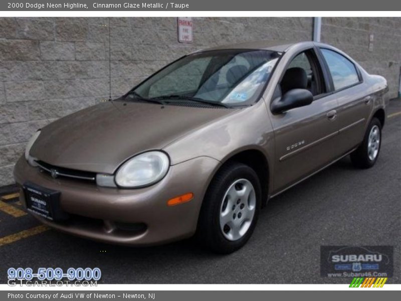 Cinnamon Glaze Metallic / Taupe 2000 Dodge Neon Highline