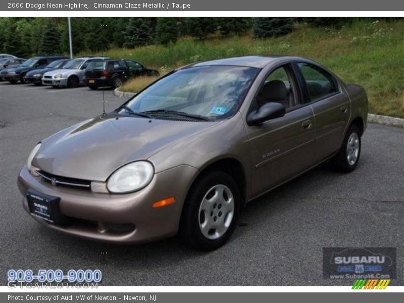 Cinnamon Glaze Metallic / Taupe 2000 Dodge Neon Highline