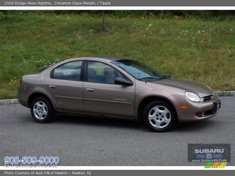Cinnamon Glaze Metallic / Taupe 2000 Dodge Neon Highline