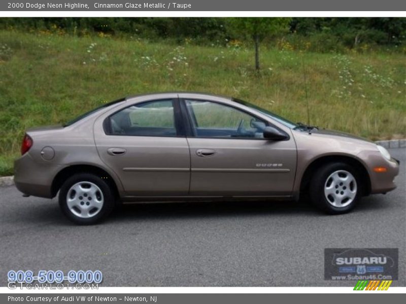 Cinnamon Glaze Metallic / Taupe 2000 Dodge Neon Highline