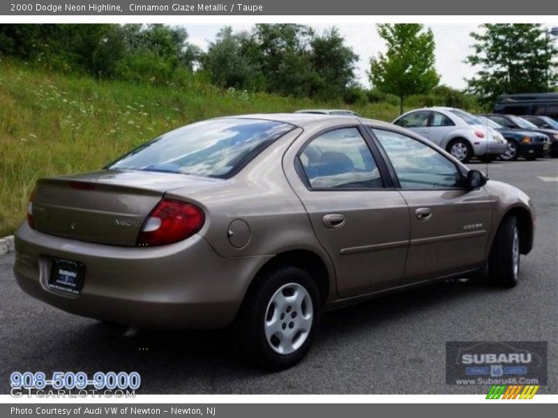 Cinnamon Glaze Metallic / Taupe 2000 Dodge Neon Highline