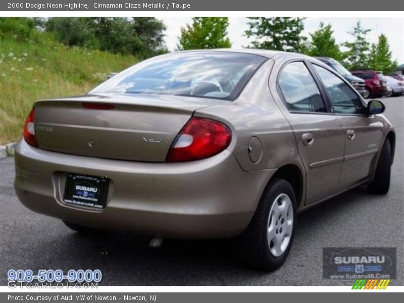Cinnamon Glaze Metallic / Taupe 2000 Dodge Neon Highline