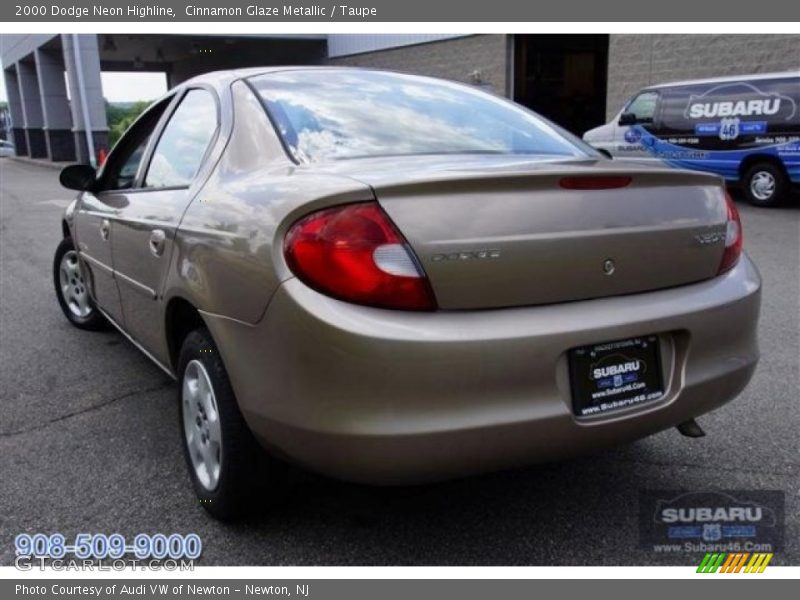 Cinnamon Glaze Metallic / Taupe 2000 Dodge Neon Highline