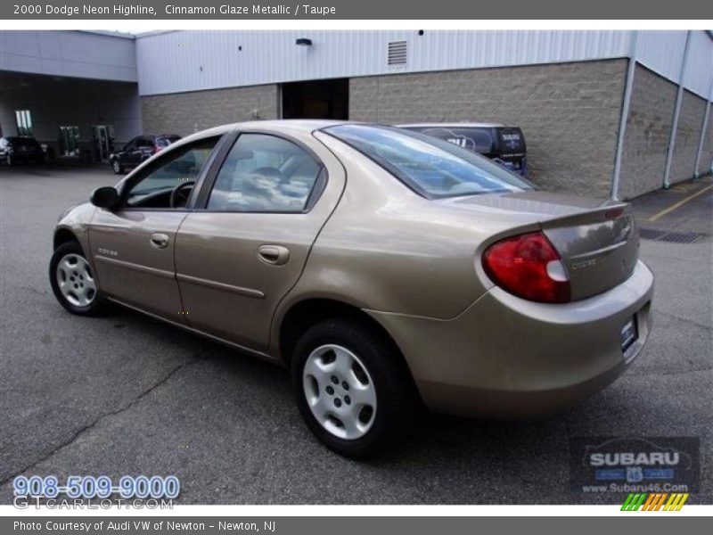 Cinnamon Glaze Metallic / Taupe 2000 Dodge Neon Highline