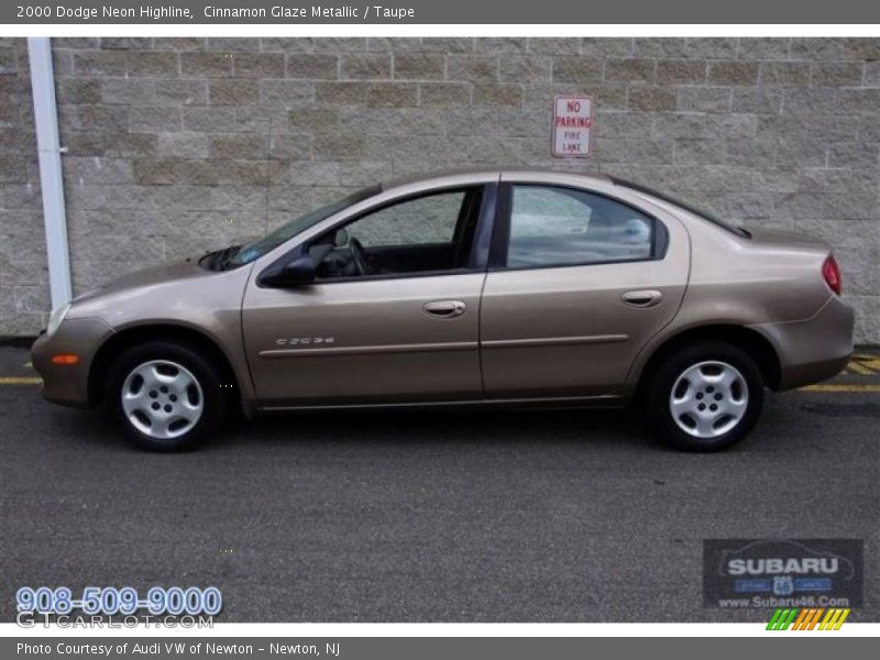 Cinnamon Glaze Metallic / Taupe 2000 Dodge Neon Highline